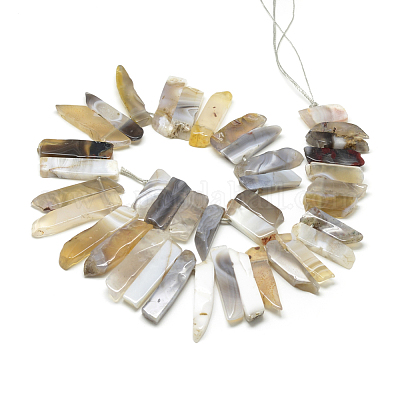 Природные Ботсвана агат бисер нитей G-R419-20-1