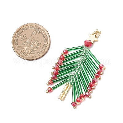 Подвески из стеклянных бусинок на елку PALLOY-MZ01075-1