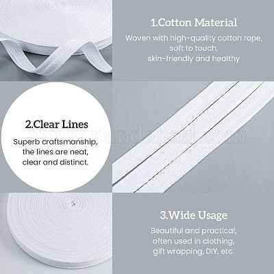 Хлопковые ленты OCOR-WH0032-49B-1