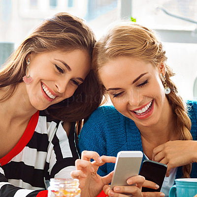 24 шт. 2-х стилевые латунные серьги-кольца FIND-PH0008-64-1