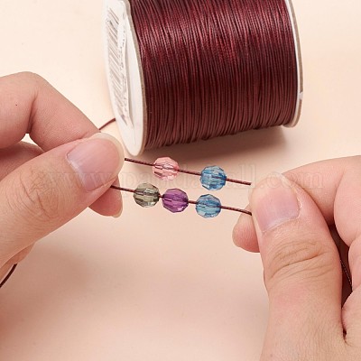 Вощеный шнур полиэстера YC-0.5mm-134-1