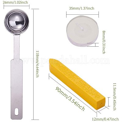 Наборы для изготовления штампов из сургуча своими руками DIY-CP0001-17-1