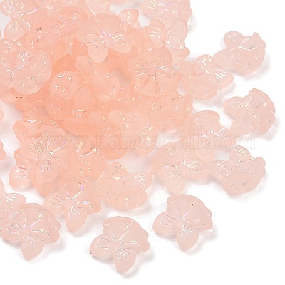 Матовые прозрачные акриловые бусины X1-OACR-P029-18B-02-1