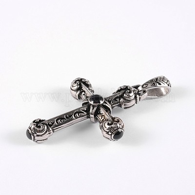 Большие готические подвески из хирургической нержавеющей стали 316 STAS-E070-26-1