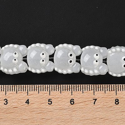 Прозрачные стеклянные бусины LAMP-L078-010I-1