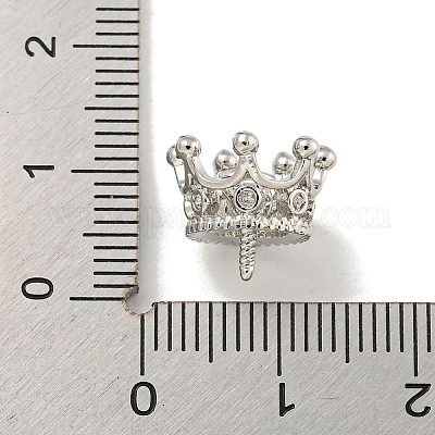 Латунный микро-паве кубический цирконий KKB-L215-040P-1