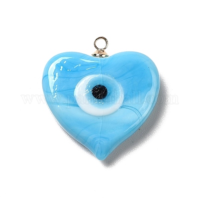 Подвески лэмпворк ручной работы LAMP-E030-01G-02-1