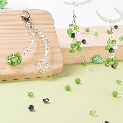 500шт 5 цвета смешанные стили стеклянные бусины EGLA-LS0001-02-1