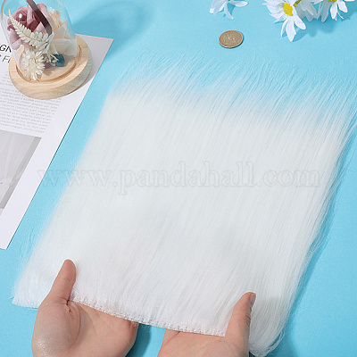 2 шт. искусственный мех квадратной ткани DIY-GF0011-26B-1