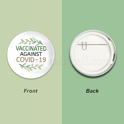 Брошь из белой жести JEWB-WH0013-005-1