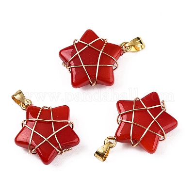 Подвески lampwork GLAA-T023-06C-1