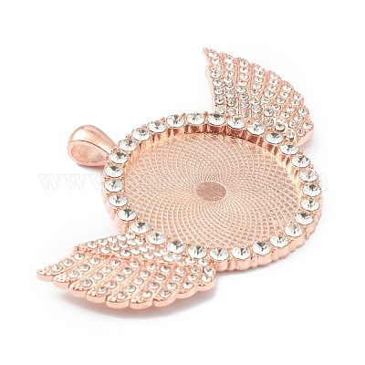 Сплав кулон кабошон сеттинги ALRI-XCP0001-09-1