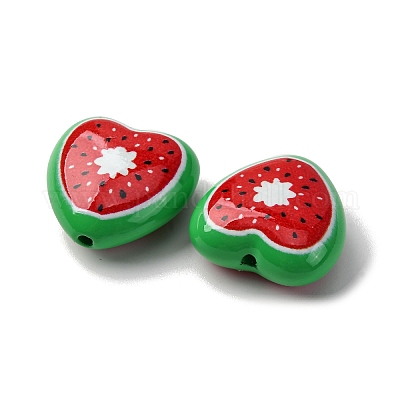 Непрозрачные акриловые бусины X-MACR-V001-01F-1