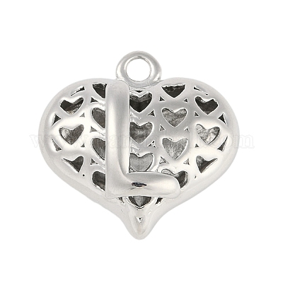 Полые латунные подвески на день святого валентина KK-M289-03L-P-1