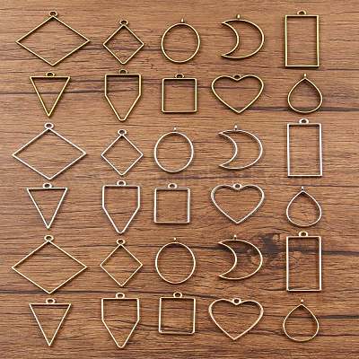 Подвески на лицевой панели из сплава цинка FIND-PW0024-02B-1