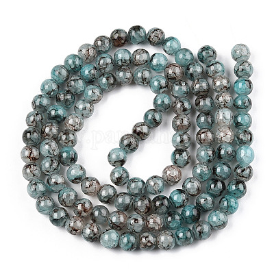 Стеклянные бусины DGLA-S115-8mm-YS80-1