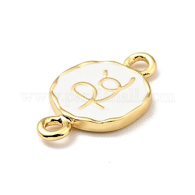 Латунь с эмалевыми подвесками KK-G416-56G-01-1