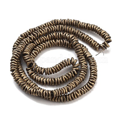 Гальванические нити из синтетических немагнитных гематитовых бусин G-H020-M01-17-1