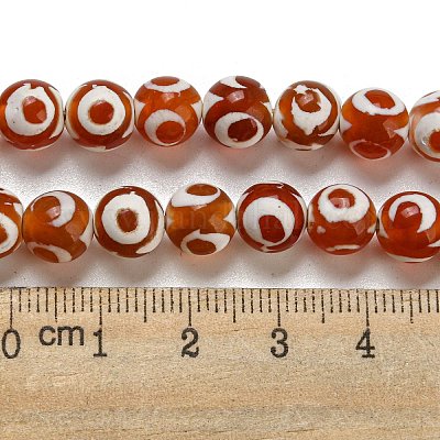 Тибетского стиля DZI бисер нитей G-P526-D04-01-1