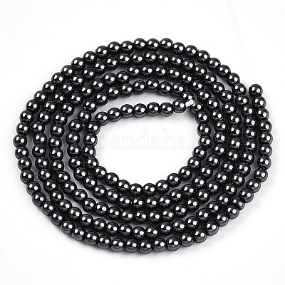 Выпечка из окрашенного перламутрового стекла жемчужные бусинки HY-N002-2mm-A02-1