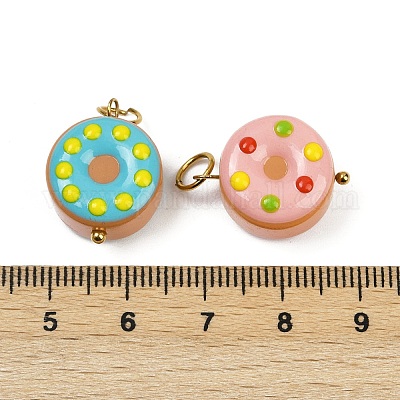 Нержавеющая сталь 304 с подвесками ручной работы в стиле лэмпворк STAS-Q352-01G-1