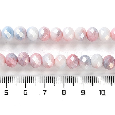 Стеклянные бусины с гальваническим покрытием  LAMP-S068-02I-1