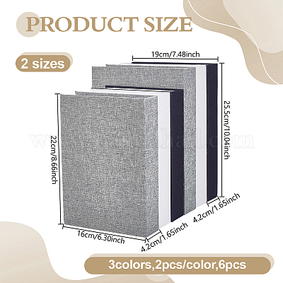 6 шт. 6 стиля поддельная книга-модель-симуляция&nbsp;AJEW-NB0008-24A-1