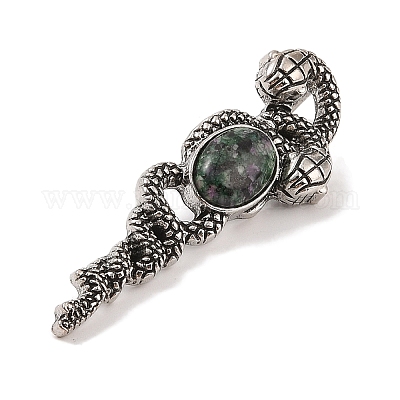 Натуральный рубин в цоизита подвесками G-A224-03AS-10-1