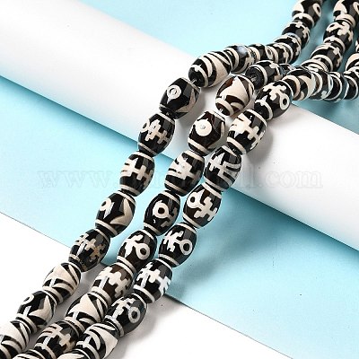 Тибетского стиля DZI бисер нитей G-F726-A14-1