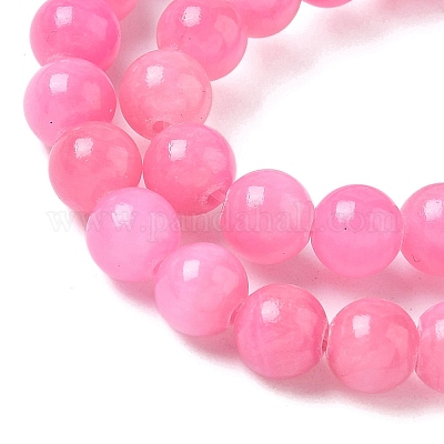 Естественно Mashan нефрита круглые бусины нити G-D263-6mm-XS34-1