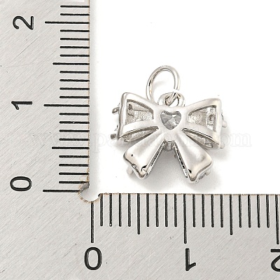 Покрытие стойки латунь микропаве прозрачные подвески из кубического циркония KK-B093-01E-P-1