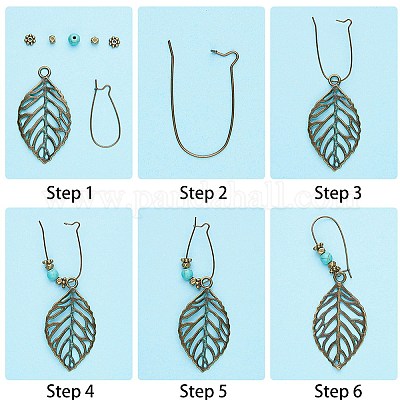 DIY серьги решений DIY-SC0001-30-1