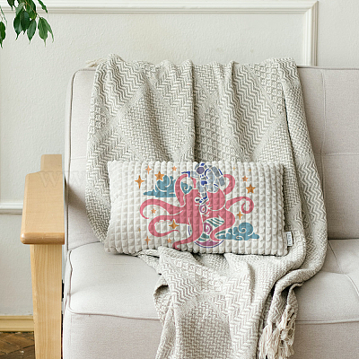 1 набор трафаретов для рисования морских животных DIY-MA0004-85-1