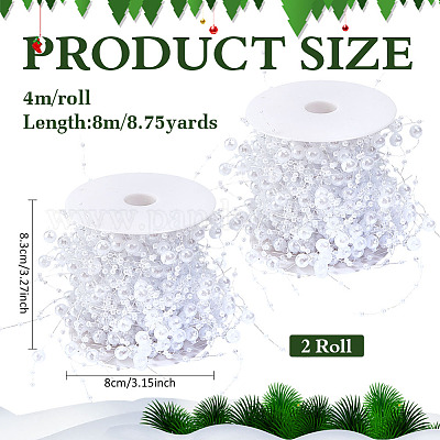 Бисер из полиэстера&nbsp;FIND-WH0816-064-1