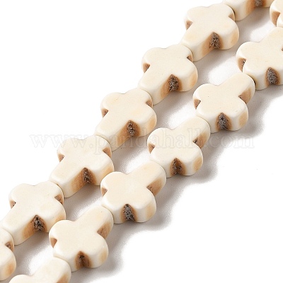 Нити из синтетических бирюзовых бусин G-E594-22A-1