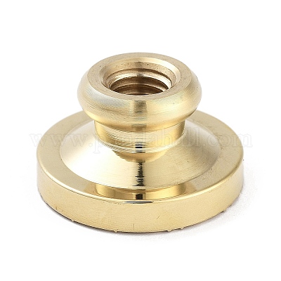 Текстура тема круглая латунная головка штампа AJEW-M036-06L-G-1