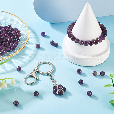 2 нити 2 цвета натуральные аметистовые бусины нити G-TA0002-62-1