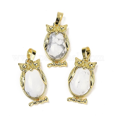 Натуральная подвеска Howlite KK-F887-02G-06-1