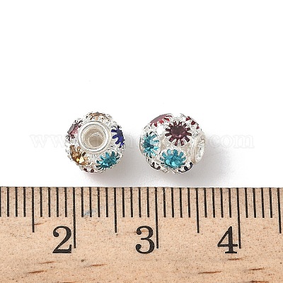 Латунные бусины со стразами  KK-A267-03A-01S-1