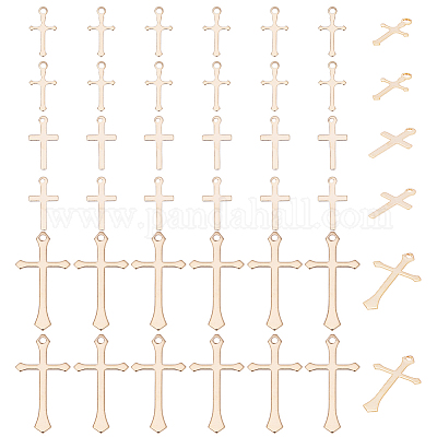 60шт 3 стиля латунные подвески KK-HY0003-88G-1