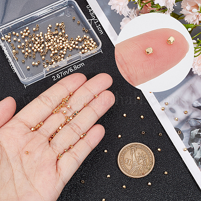 300 шт. Латунные бусины KK-BBC0011-90-1