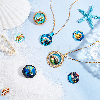 Кабошоны из стекла GGLA-SC0001-57-1