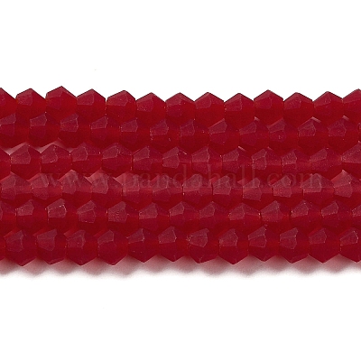 Имитировать нити бус из матового стекла из австрийского хрусталя GLAA-F029-TM2mm-B31-1