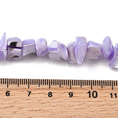 Нити бусин из натуральных трохоидных/трохус ракушек SHEL-B003-02F-1