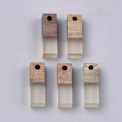 Подвески из смолы и дерева X-RESI-S358-19C-1