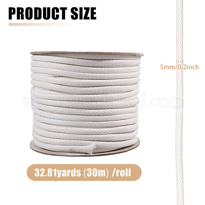 30 м плетеных вощеных полиэстеровых шнуров YC-WH0011-03B-1
