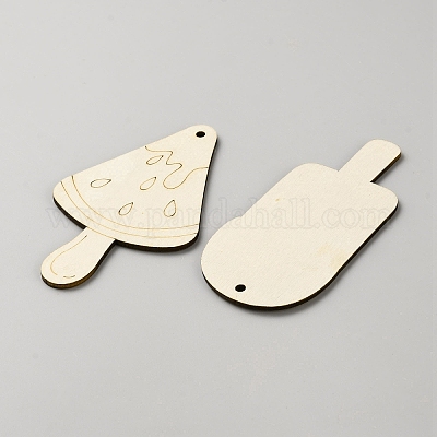 Комплект деревянных подвесных подвесок своими руками DIY-WH20007-18C-1