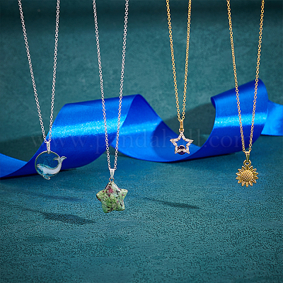 16 шт. 4 цвета 925 застежки-кнопки из стерлингового серебра STER-PH0001-39-1