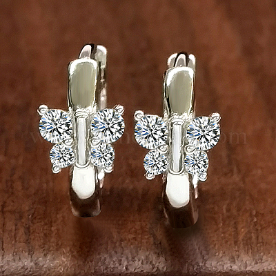 925 серьги-кольца из стерлингового серебра с бабочками MM4142-1