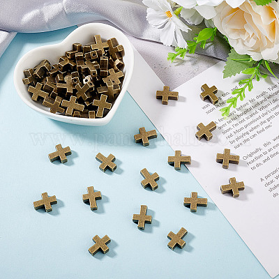 60 шт. бусины из сплава в тибетском стиле TIBEB-GO0001-07AB-1